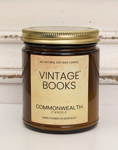 Vintage Books - Soy Candle and Melt - Commonwealth Candle