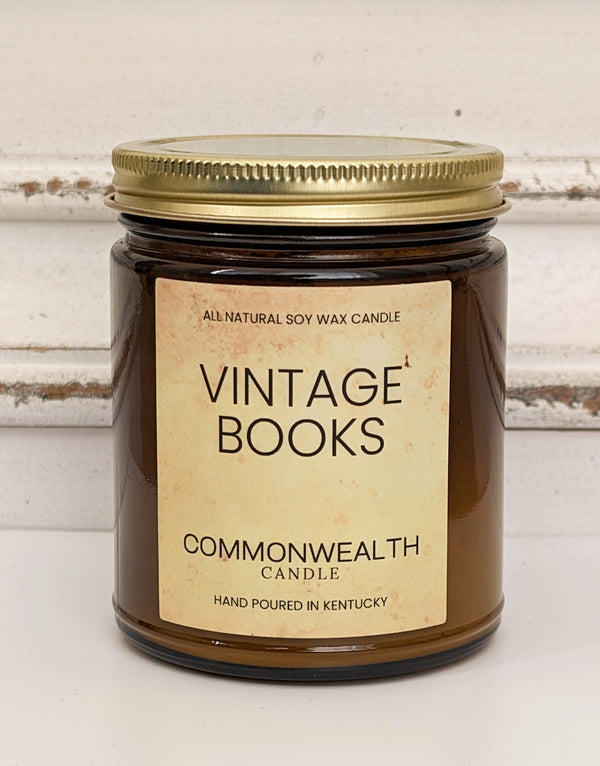 Vintage Books - Soy Candle and Melt - Commonwealth Candle