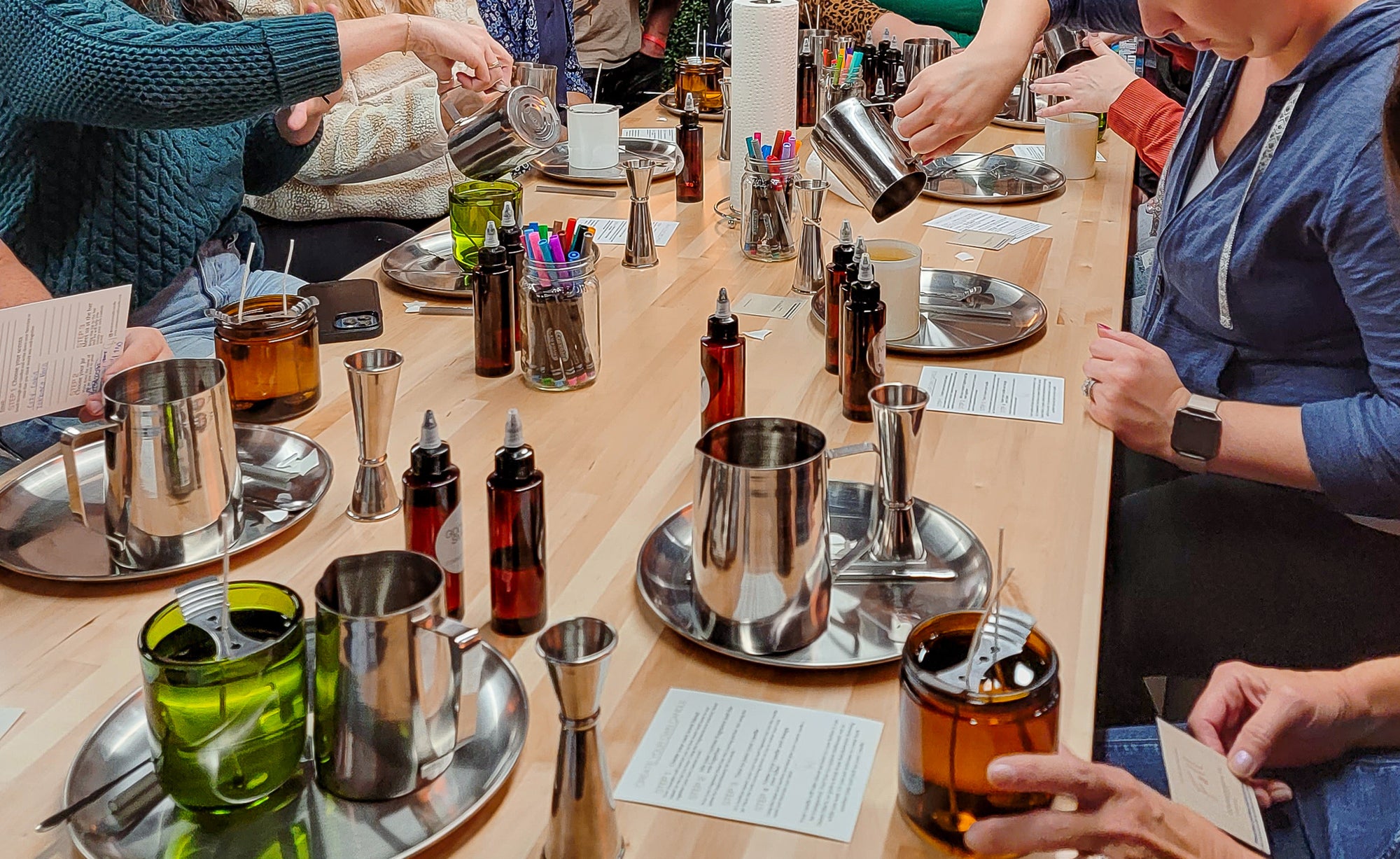 Private Candle Pouring Party Reservation